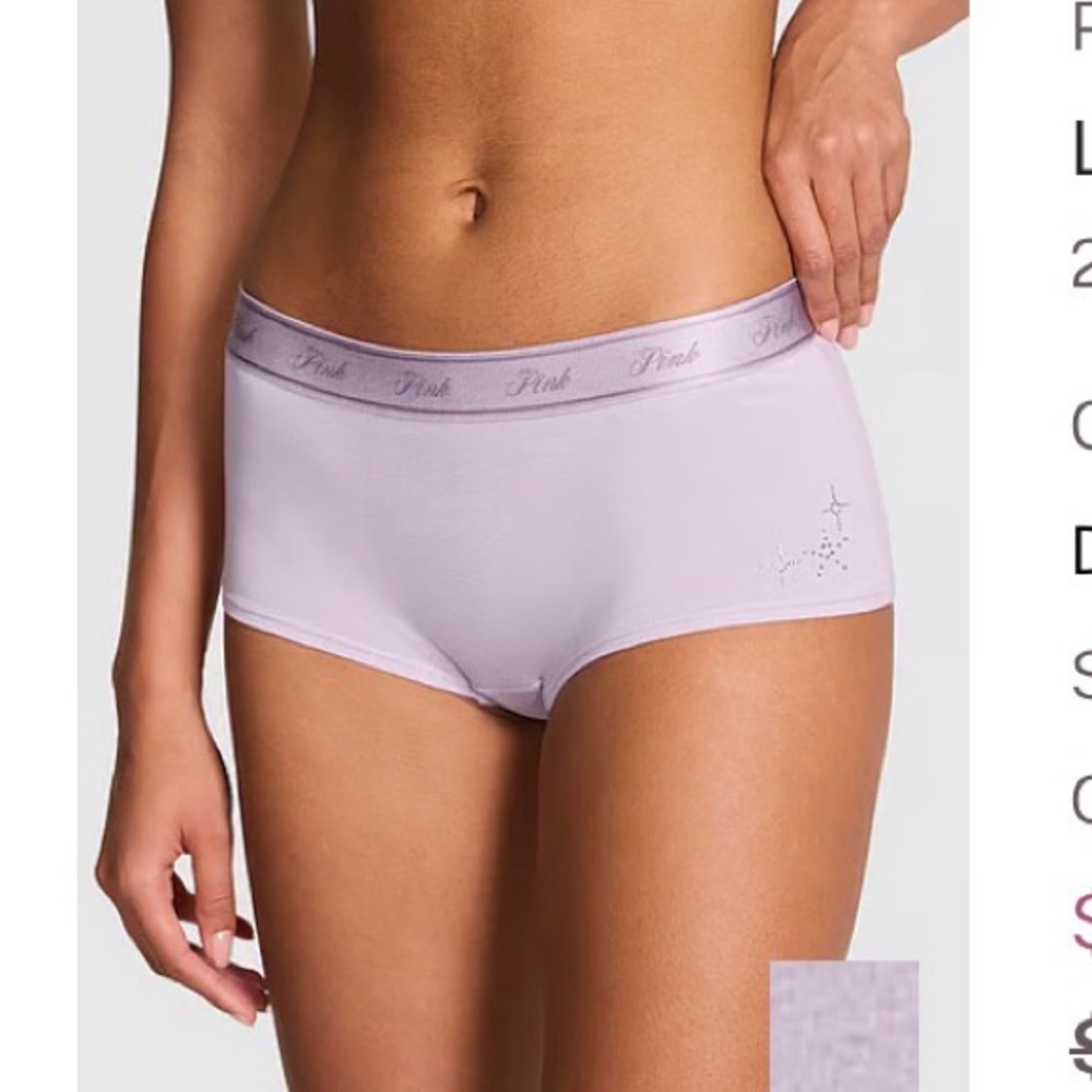 Hanes Women's Lavender Boyshort Panties